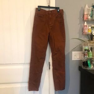 brown baggy pants